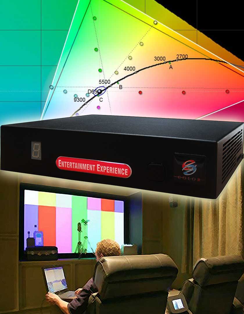 Plasmapan EECOLOR, Strumento di Calibrazione 1080p HIEND a 16bit - ColorCube 65